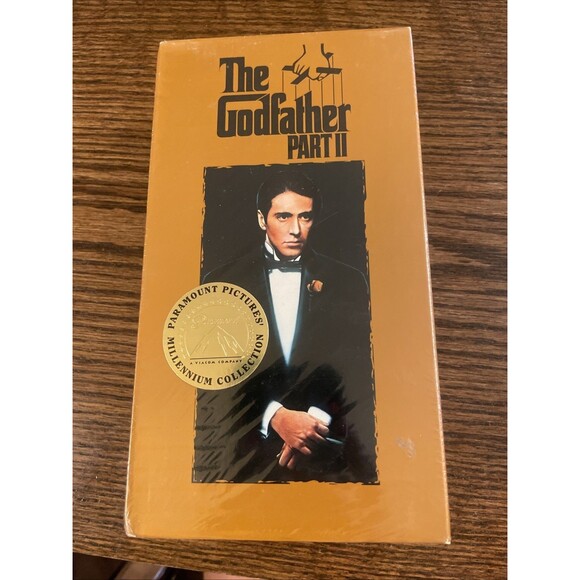 The Godfather Part II (VHS, 1997, 2-Tape Set, Closed Captioned), Sealed - Picture 1 of 5